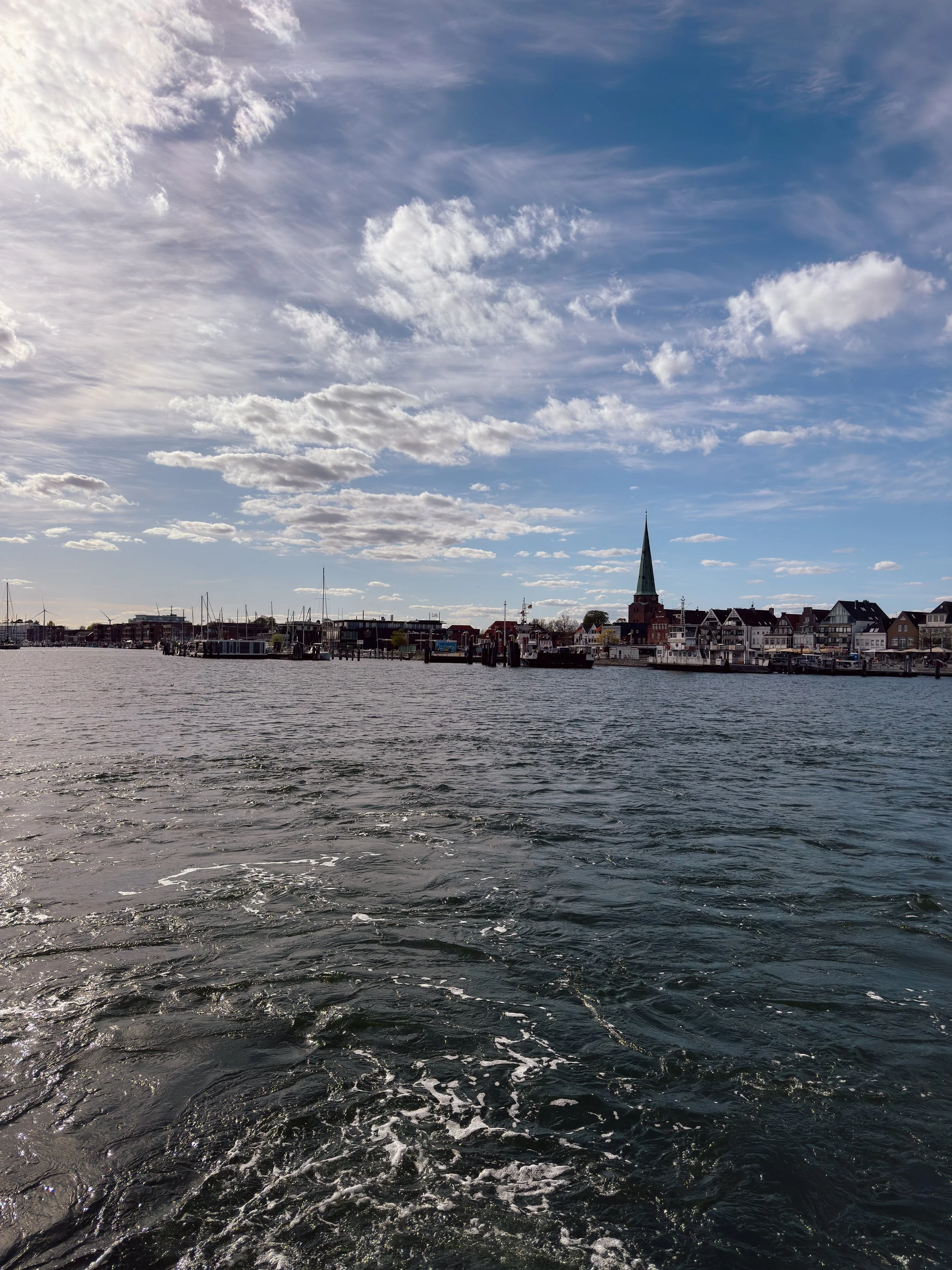 Travemunde ferry passing