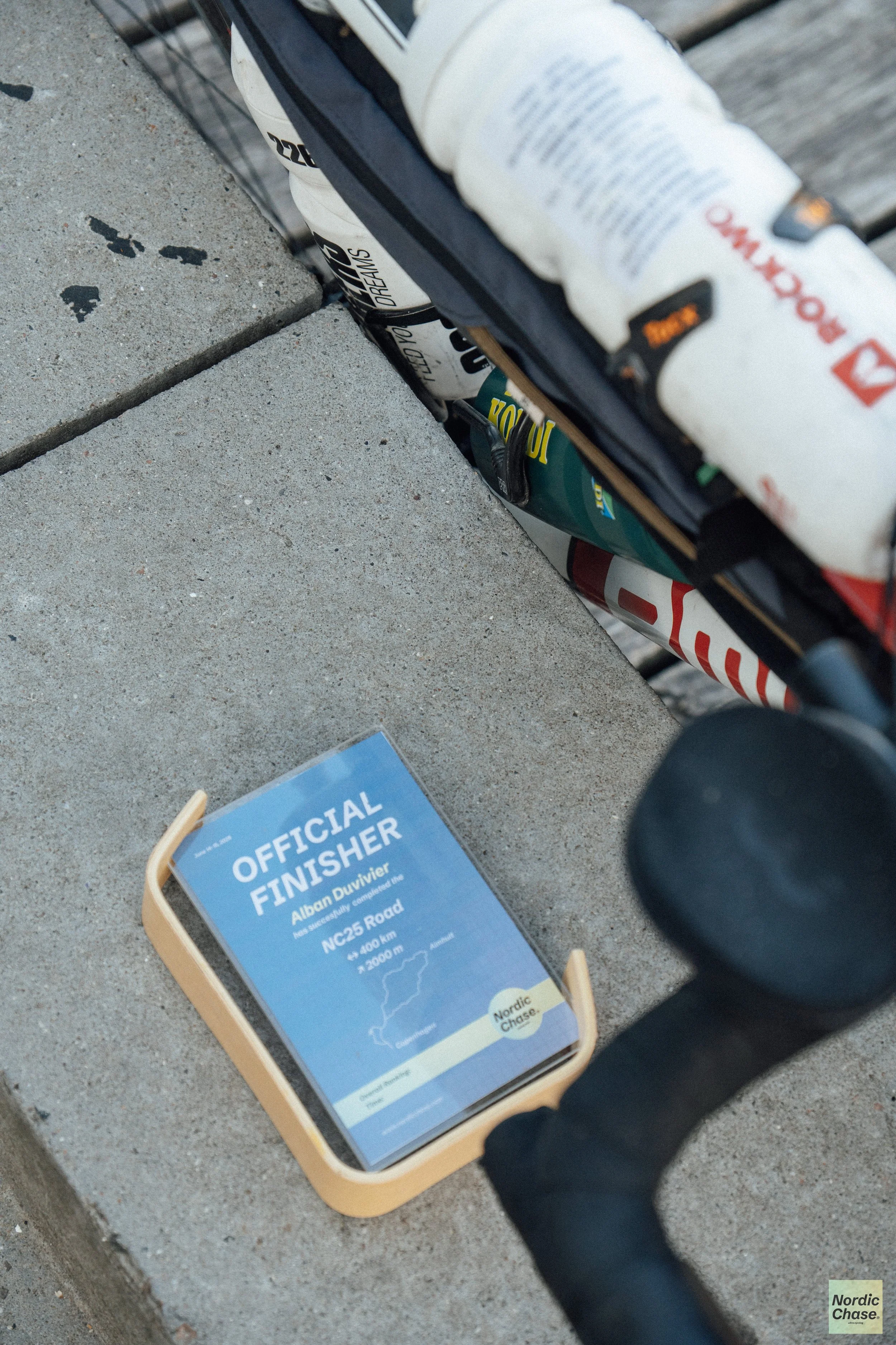 finisher certificate - alban winner of nordic chase 2025