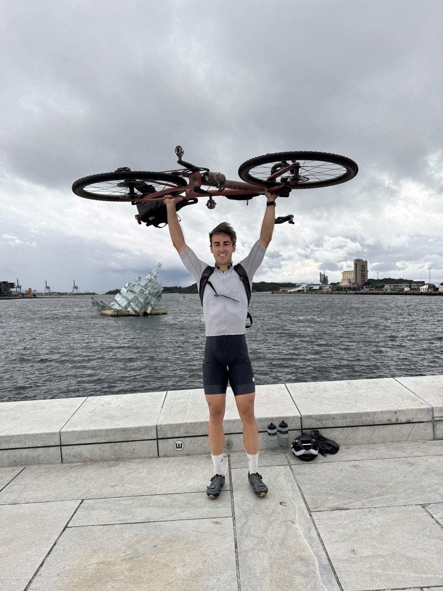 Organizer Gregory arriving in Oslo