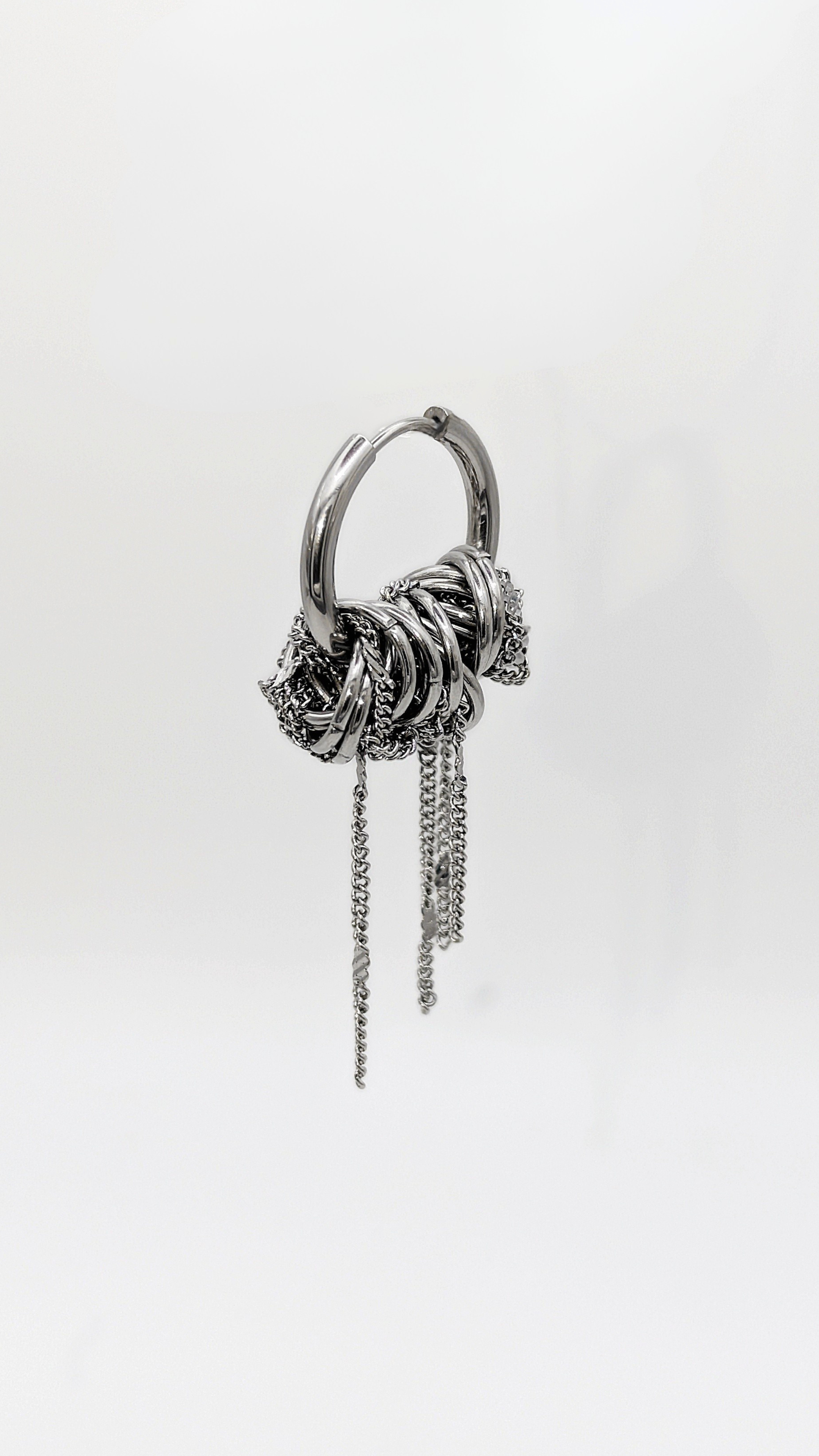 Boucles d'oreilles Ines - Argentées
