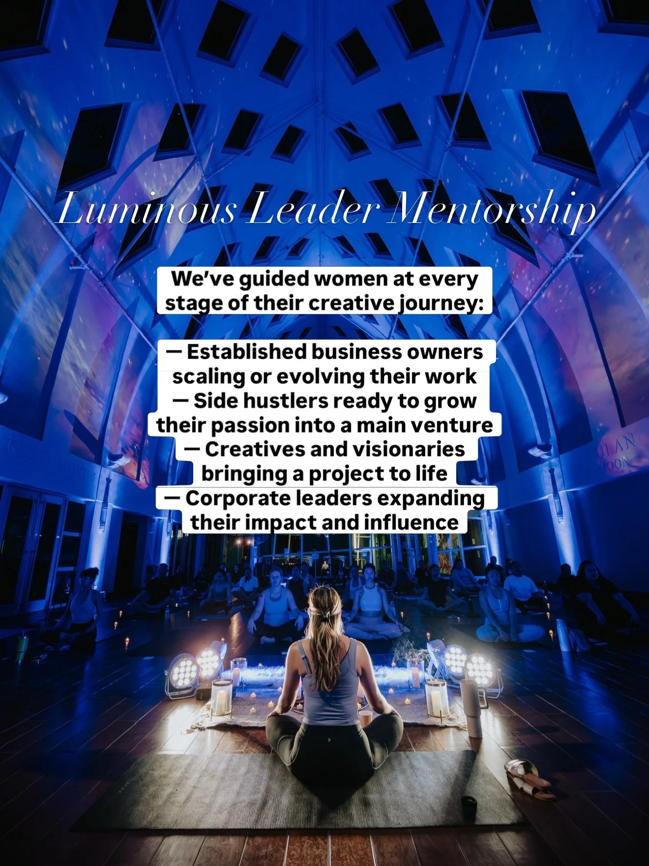 For the woman rising into her next level of leadership + impact. 🦋

Luminous Leader Mentorship
2 spots opening in March
DM &lsquo;Luminous&rsquo; to learn more