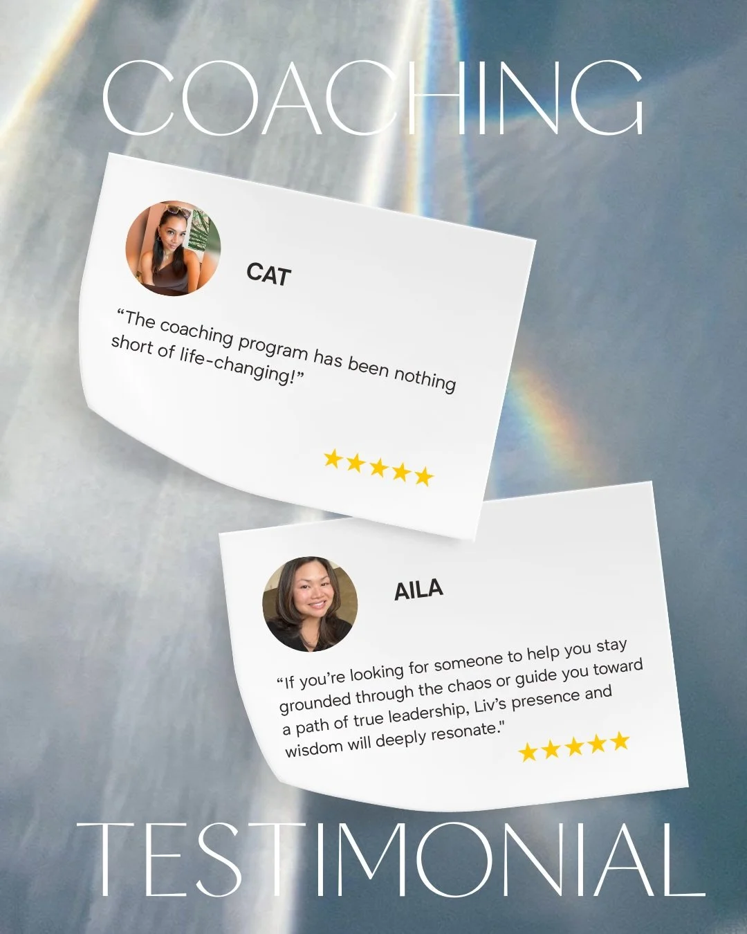 CLIENT LOVE

Don&rsquo;t take our word for it.
Hear what our coaching clients are saying&hellip;

3 paths to work together:
🌱 Well Within Membership - open enrollment
🌱 Rise &amp; Align Group Program - 1 spot left for our spring cohort starting wee