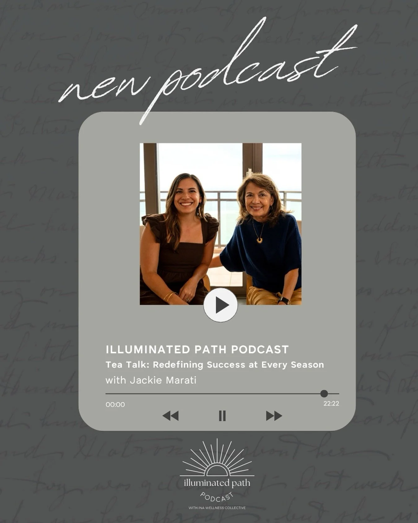 📣New Episode Drop📣

A special Mother&rsquo;s Day episode

Tea Talk: Redefining Success at Every Season with Jackie Marati

ABOUT JACKIE
With executive careers in finance at New York, San Francisco and Guam banks and a public sector management posit