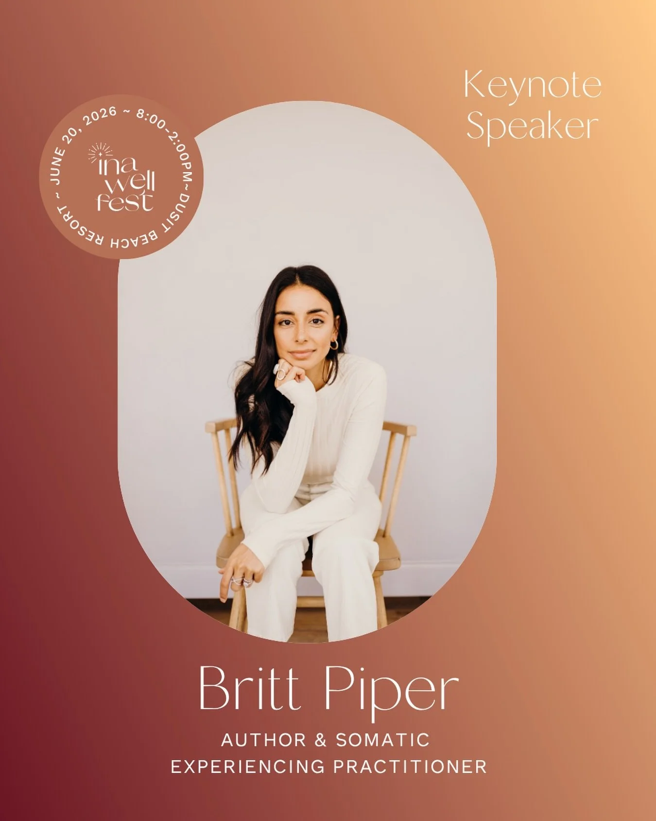 We can&rsquo;t wait to welcome @healwithbritt to Guam as our Ina Well Fest SOULSTICE keynote &amp; guest workshop teacher.

Brittany Piper&nbsp;understands the road to recovery as both a trauma survivor and a Somatic Healing Practitioner who has work
