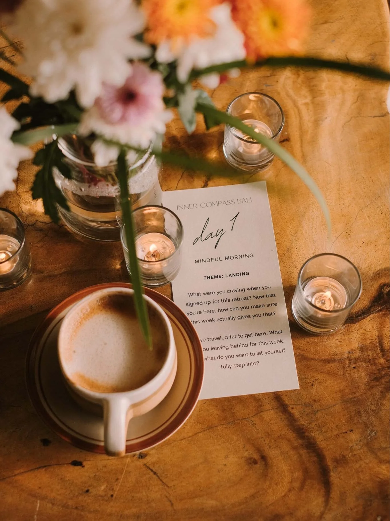 Bali is always a good idea ✨

Scenes from mindful mornings on retreat &mdash; the perfect way to slow down, tune in &amp; take in the magic of the jungle.

Picture a morning like this&hellip;.
☕️ journaling + coffee with a view 
🪷 slow flow yoga &am