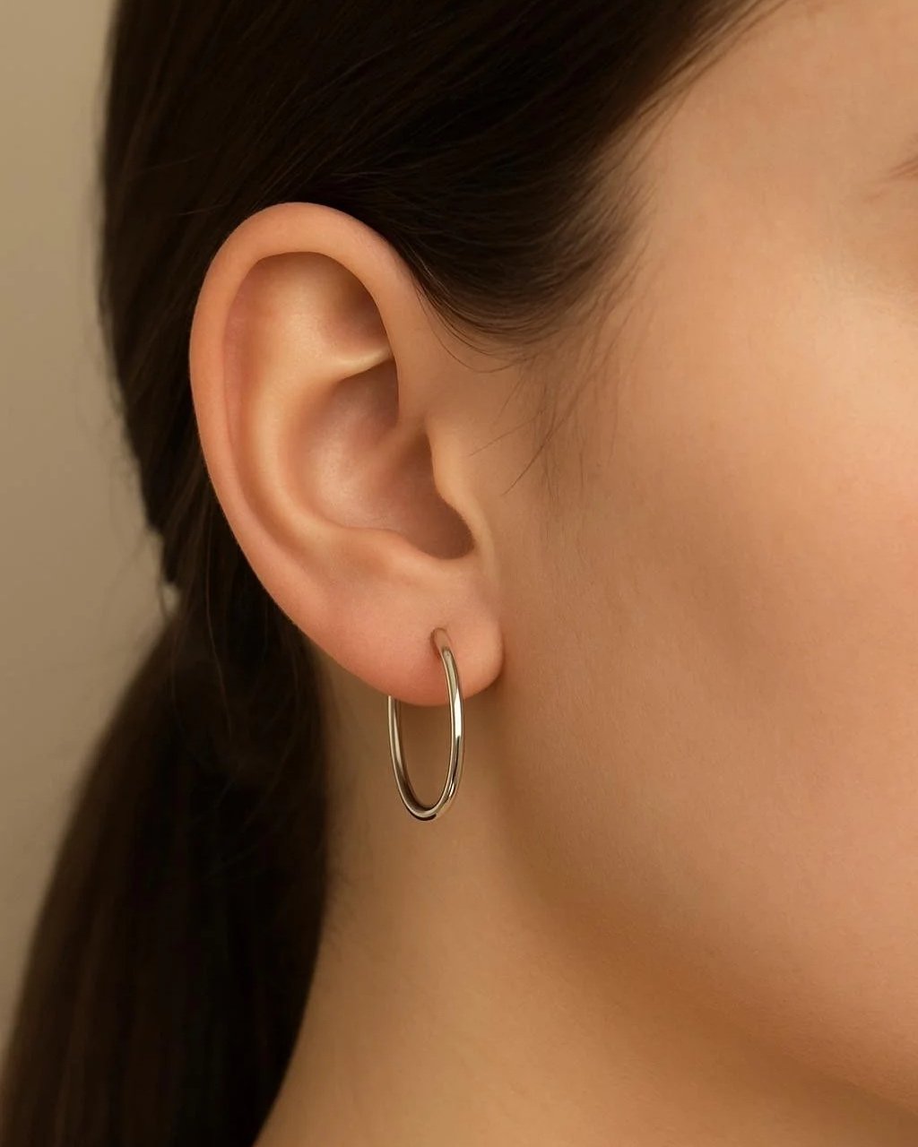 Orecchini a Cerchio piccoli argentati