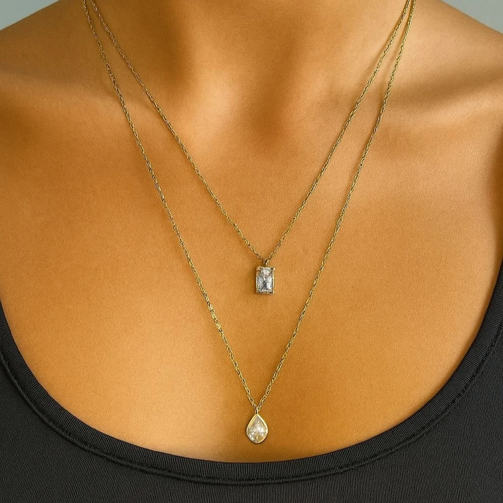 Collana doppia con Punto Luce