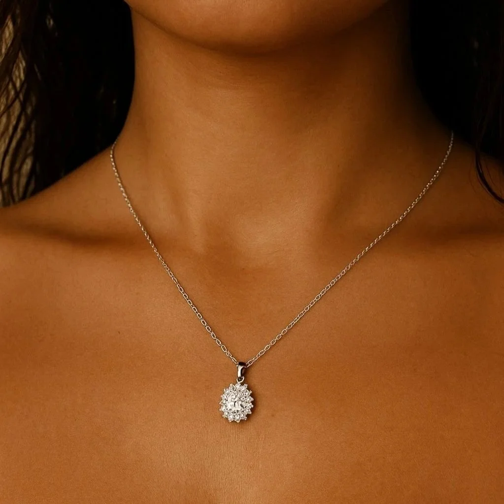 Collana Punto Luce ovale
