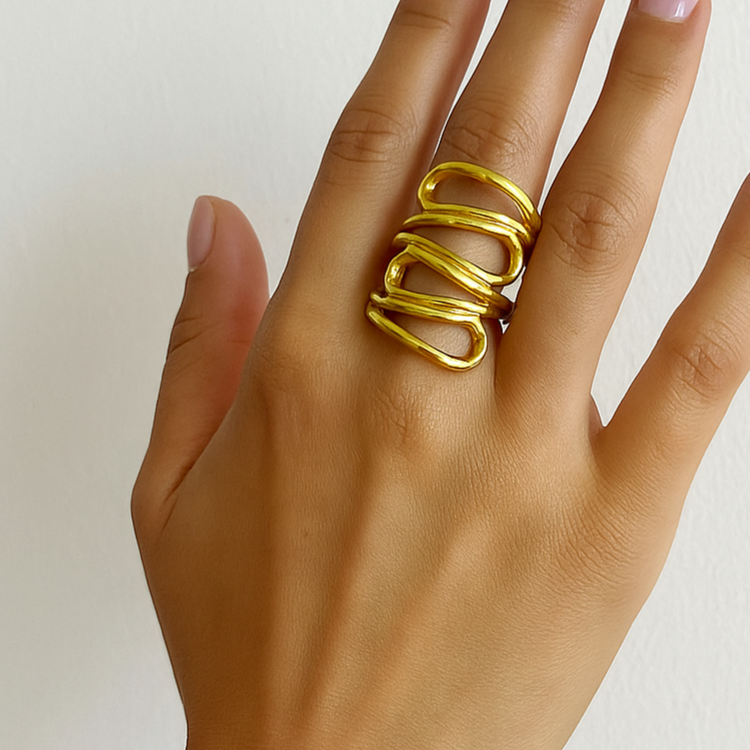 Anello Onde oro