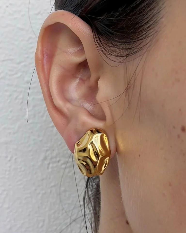 Orecchini Scudo ondulato