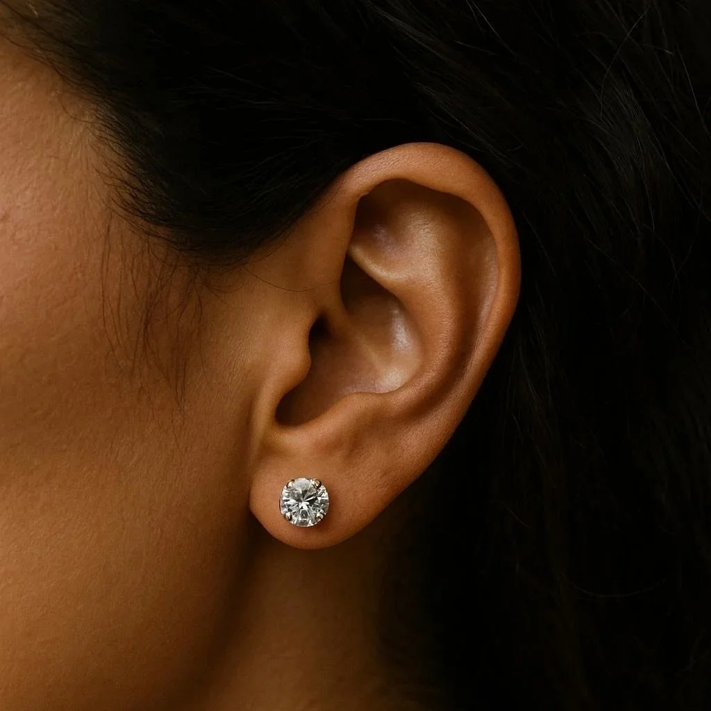 Orecchini Punto Luce grandi