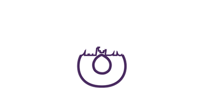 Mont-Blanc logo with two stylized numbers 8, in white and purple, on a black background.
