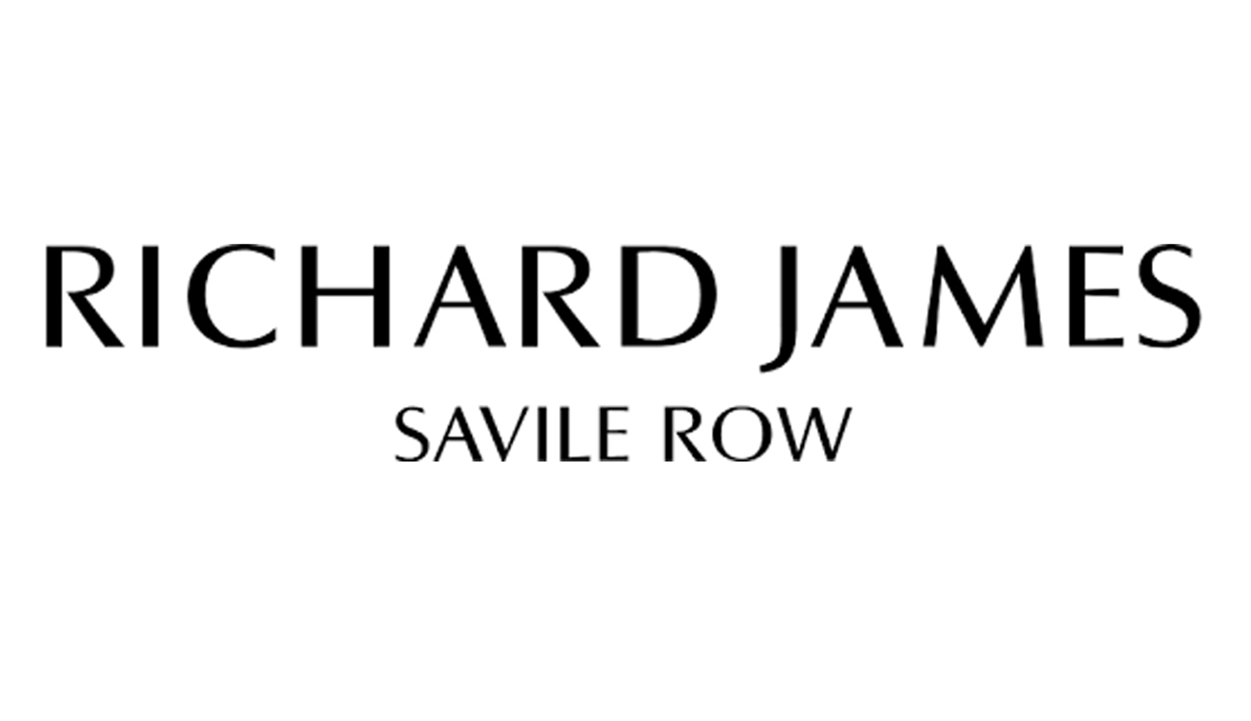 Logo of the tailor and fashion brand Richard James Savile Row.