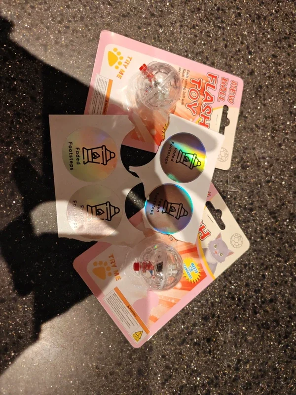 2 x Paranormal Ghost Hunting LED Balls