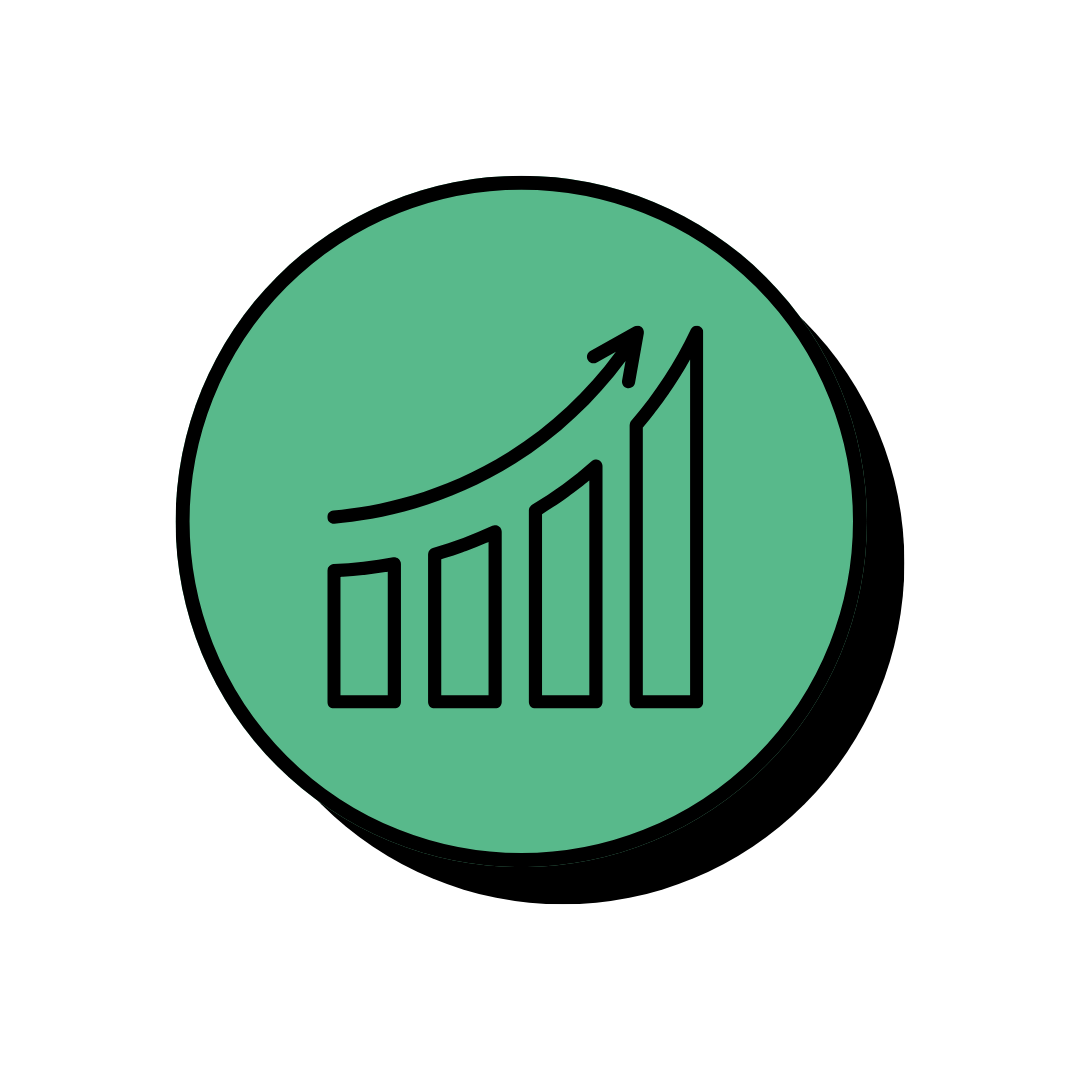 An icon showing how to increase fitness studio revenue.