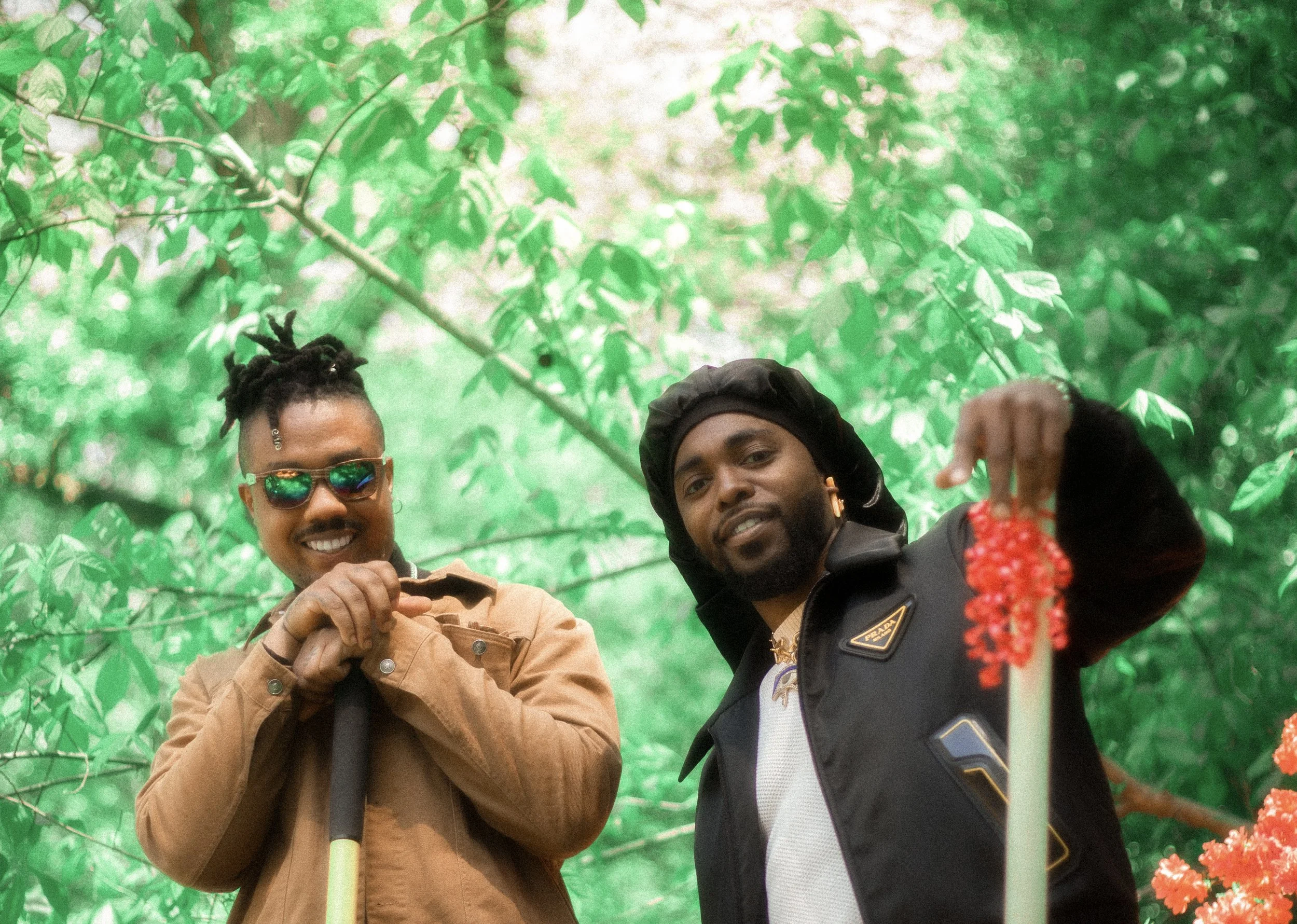 Earthgang, community leaders plant community garden at Atlanta middle school