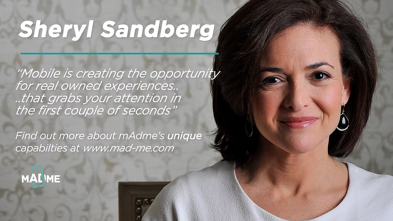What Does Facebook Say About Better Ad Formats? - Facebook's COO Sheryl Sandberg