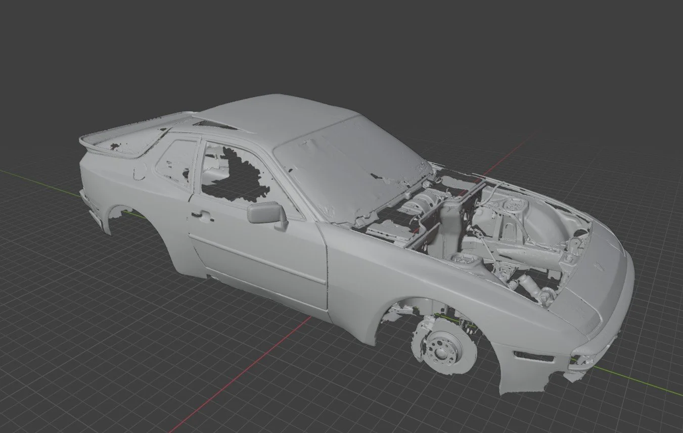 1985.5 Porsche 944 Exterior Half Scan