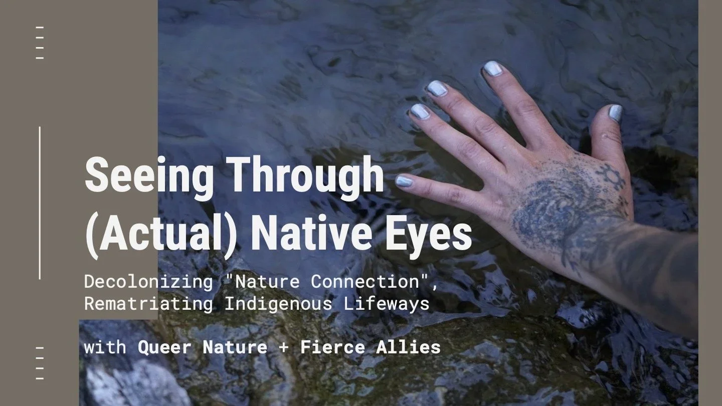 Native Eyes Seeing Through (Actual) Native Eyes — Miakoda