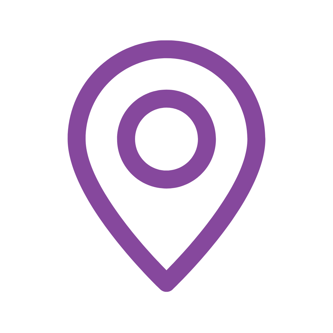 Location pinpoint outline