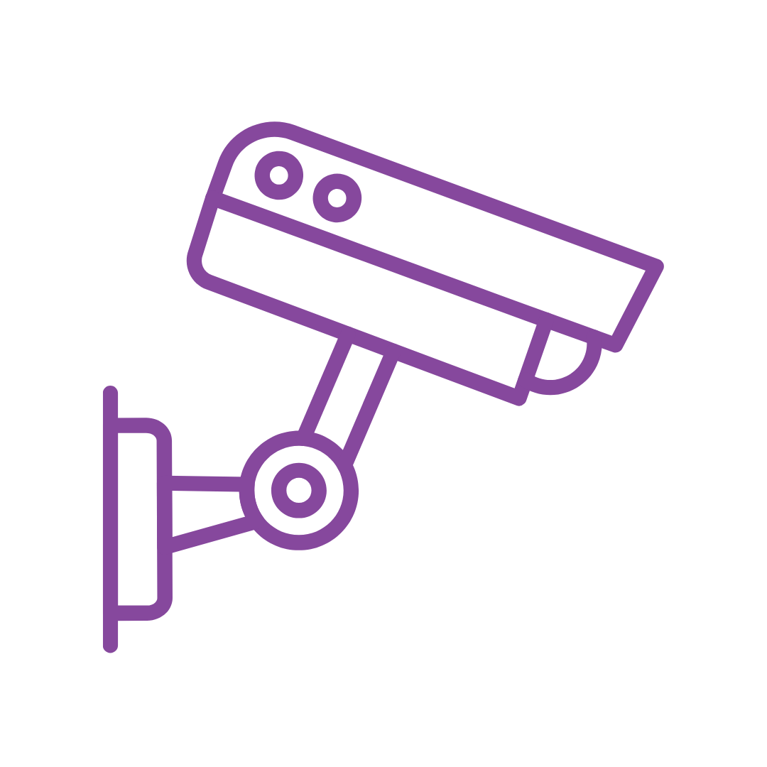 outline of CCTV camera