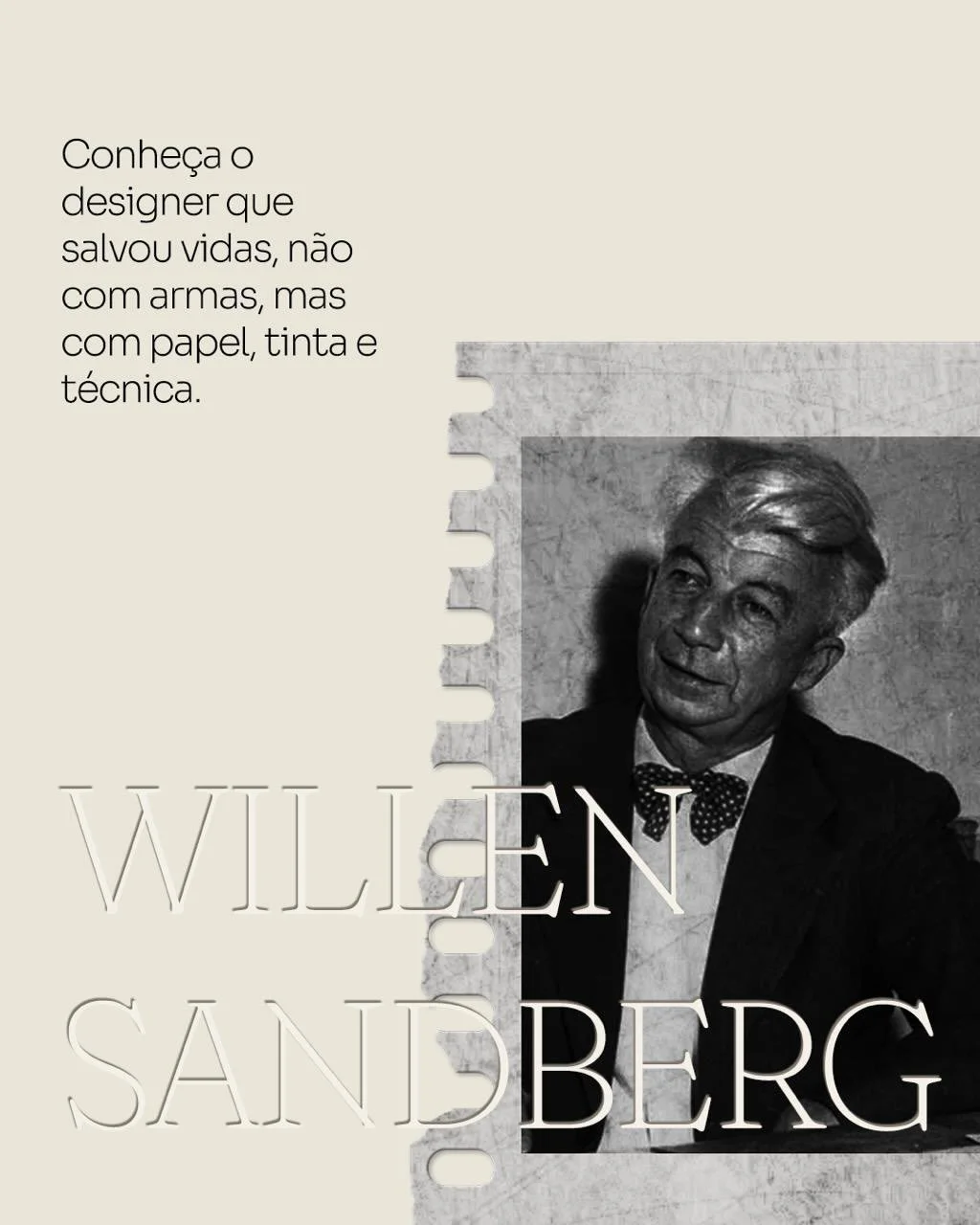 Um designer que entendeu que tipografia, papel e t&eacute;cnica podiam significar atravessar uma rua sem ser parado.

N&atilde;o era est&eacute;tica.
Era execu&ccedil;&atilde;o.

O trabalho mais importante que ele fez n&atilde;o entrou em portf&oacut