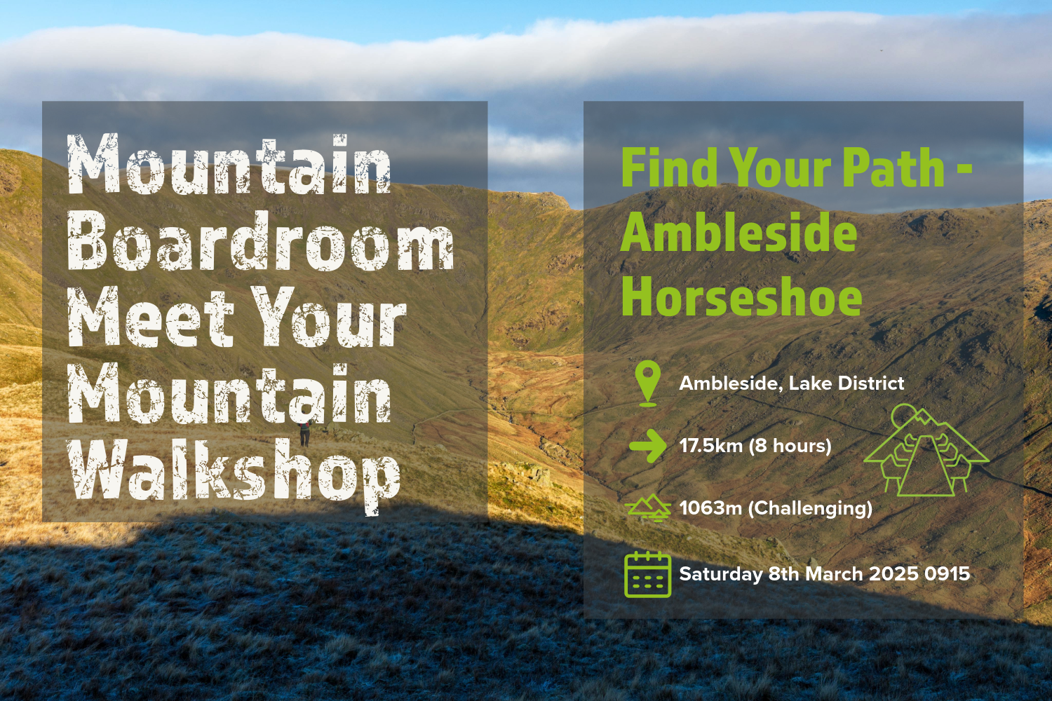 Meet Your Mountain - Find Your Path - Ambleside Horseshoe