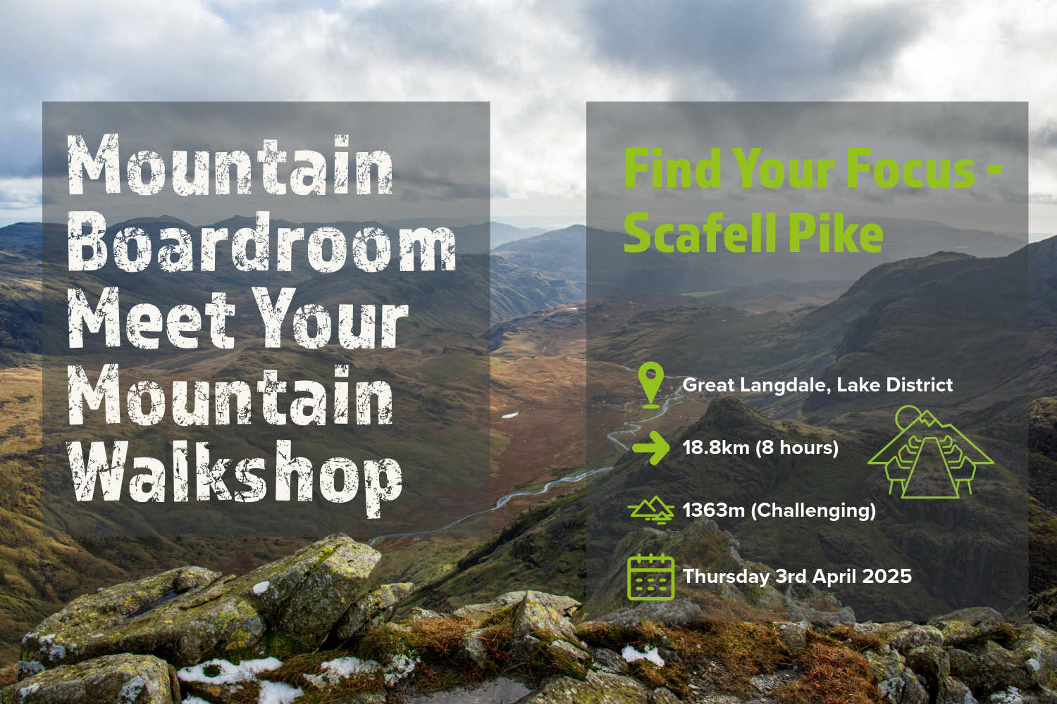 Meet Your Mountain Walkshop - Find Your Focus - Scafell Pike