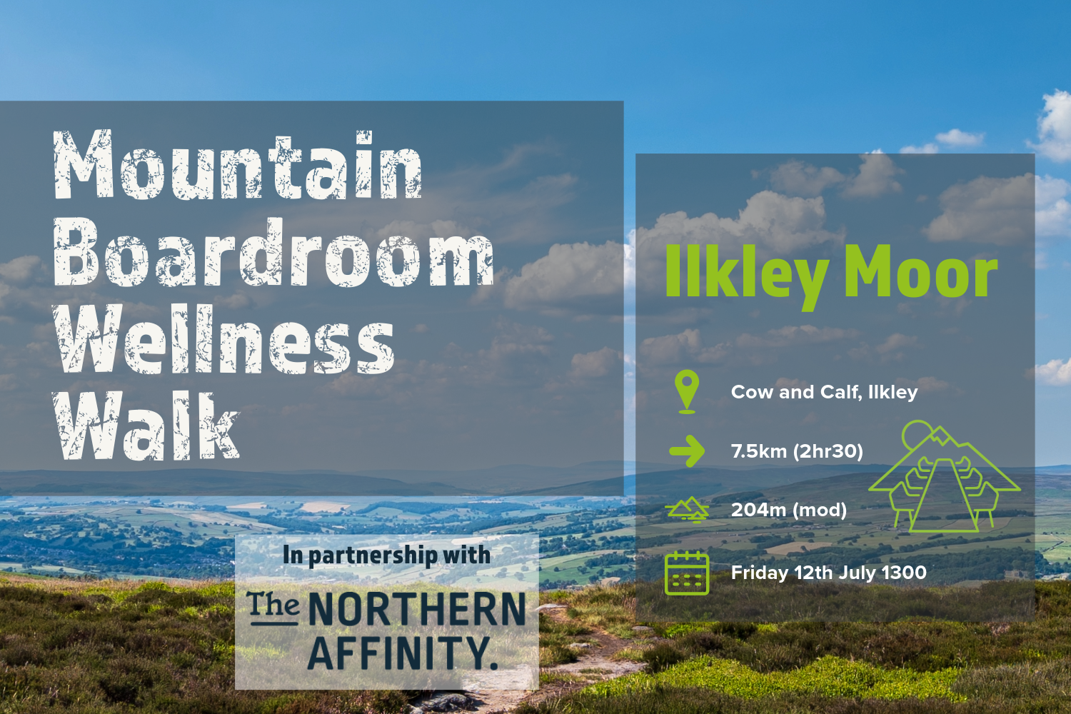 Wellness Walk - Ilkley Moor from the Cow and Calf