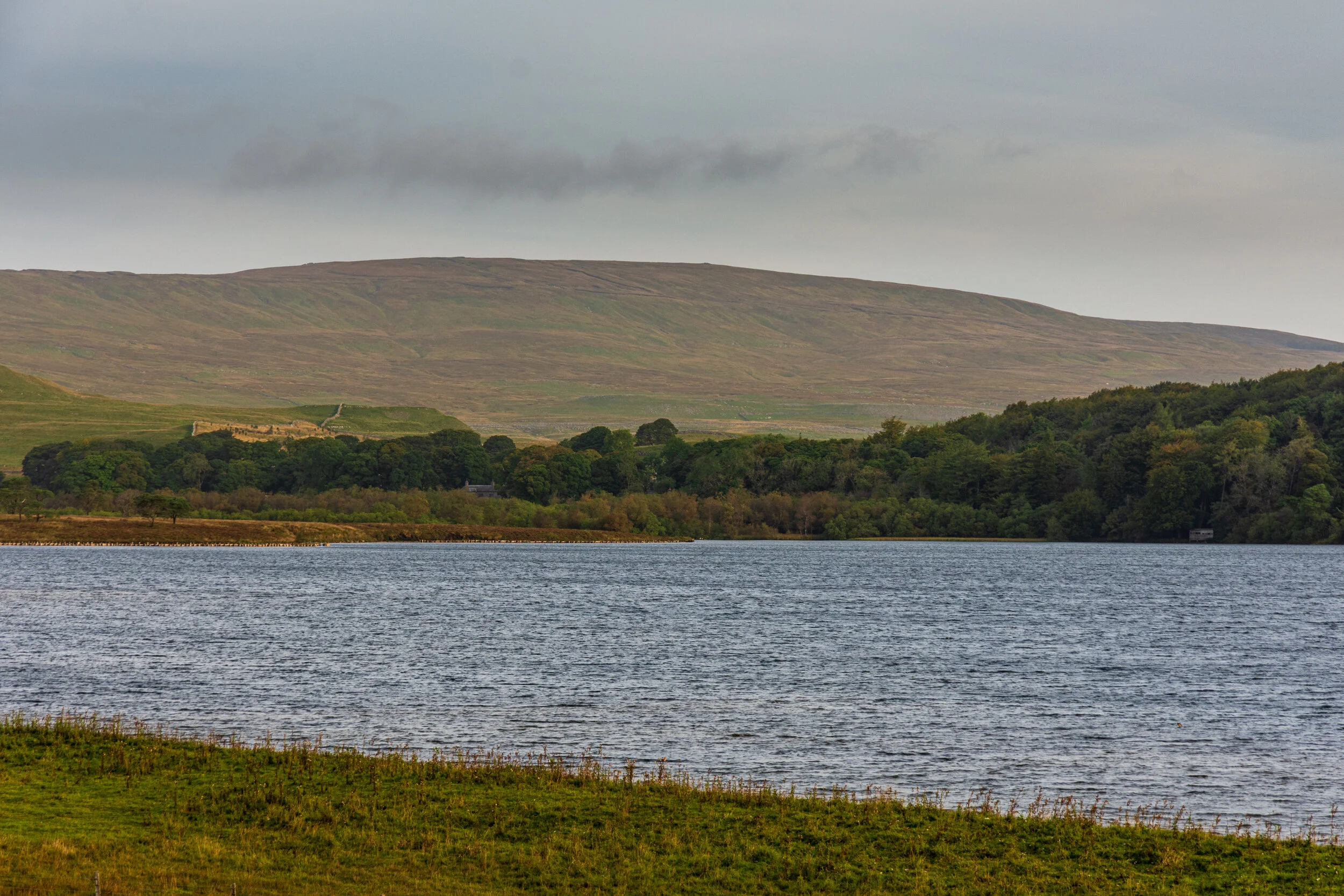 Fountains Fell, looming over Malham Tarn