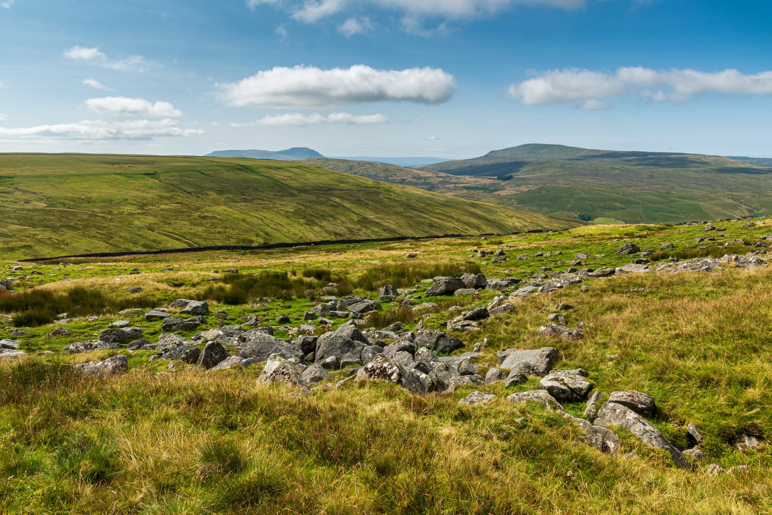 The location of Cross Pits Colliery on the slopes of Great Knoutberry Hill - little remains now except the spoil heaps