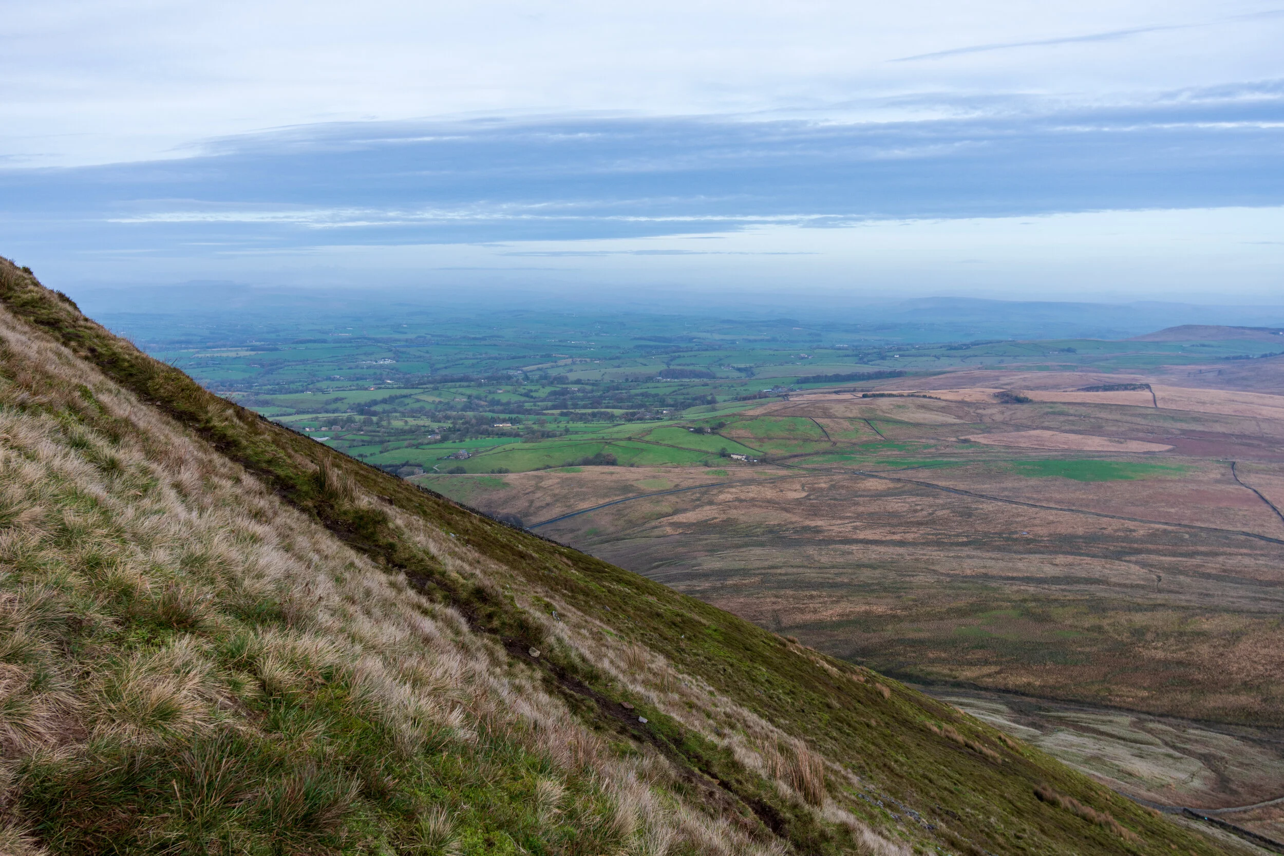 The view from the steep slopes of Big End