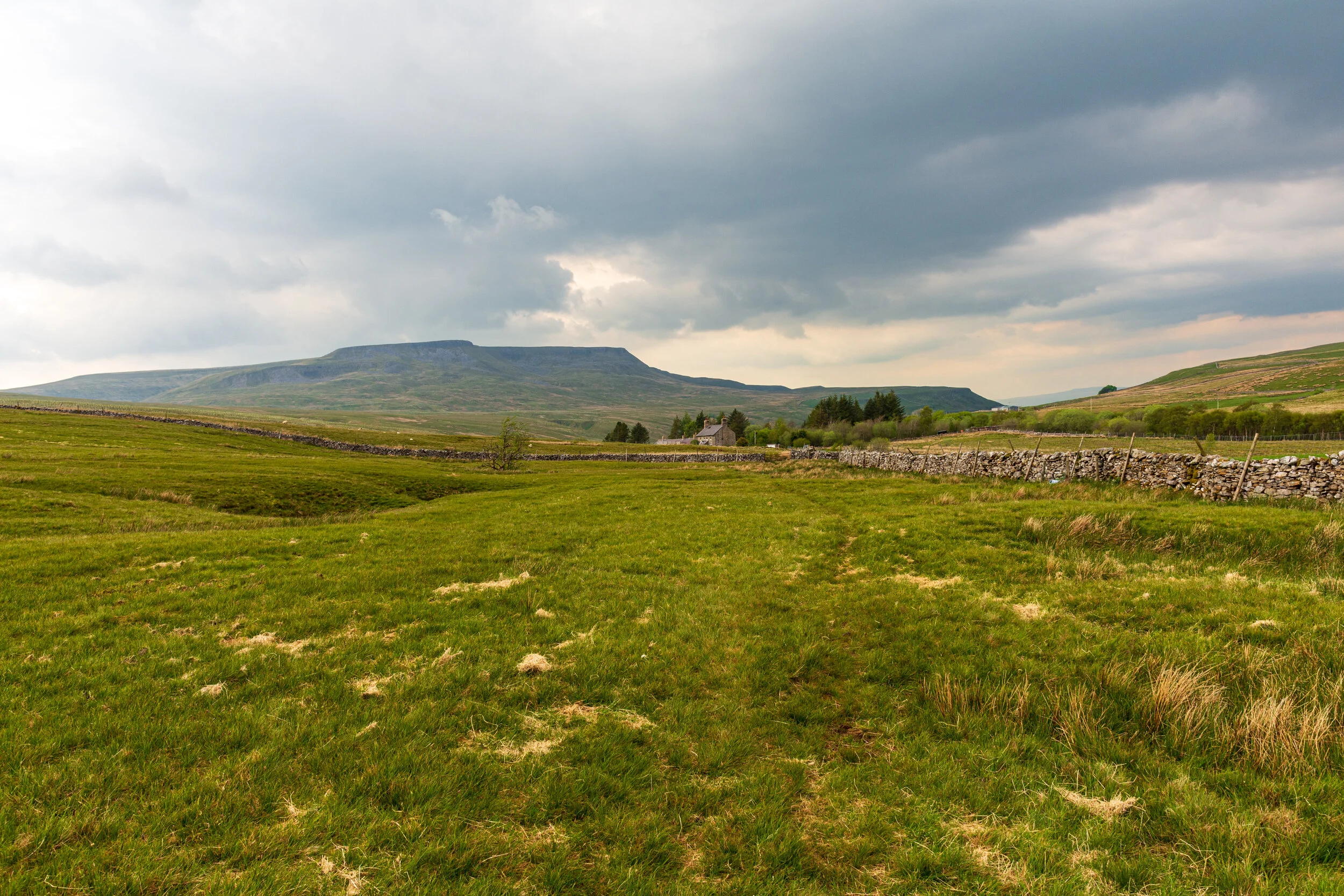 Wild Boar Fell, with the slightly lower Searth Fell in the foreground