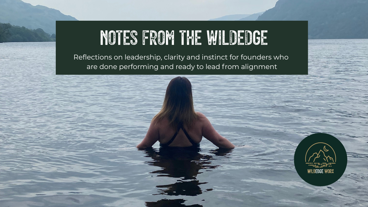 Leading at the Wild Edge: Why Cold Water Immersion Makes You a Better Leader