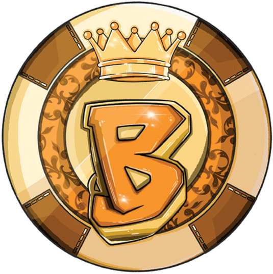 A colorful cartoon-style illustration of a round emblem featuring a crown and a large orange number 3 in the center. The emblem has intricate patterns and a gold border, symbolizing achievement or ranking.