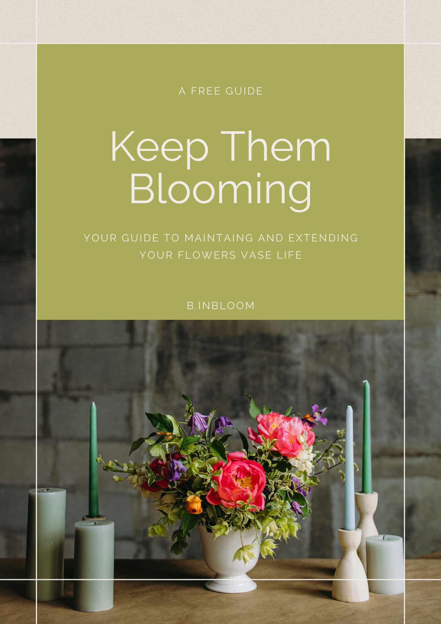 Keep Them Blooming - Flower Care Guide