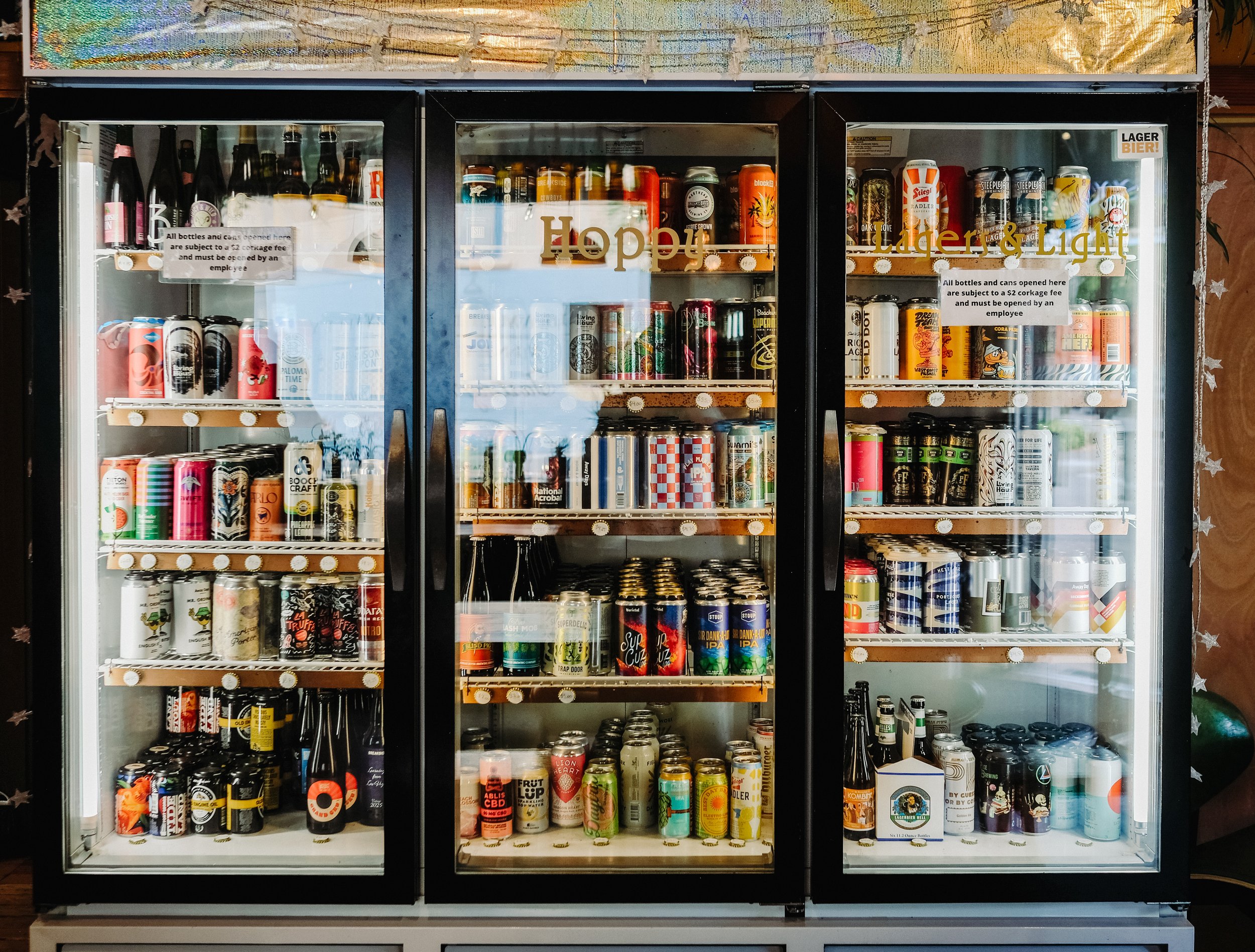 The Bitter Monk is a craft beer bar and bottleshop in McMinnville, featuring many local and international beers, ciders, kombucha and seltzers in cans and bottles to go.