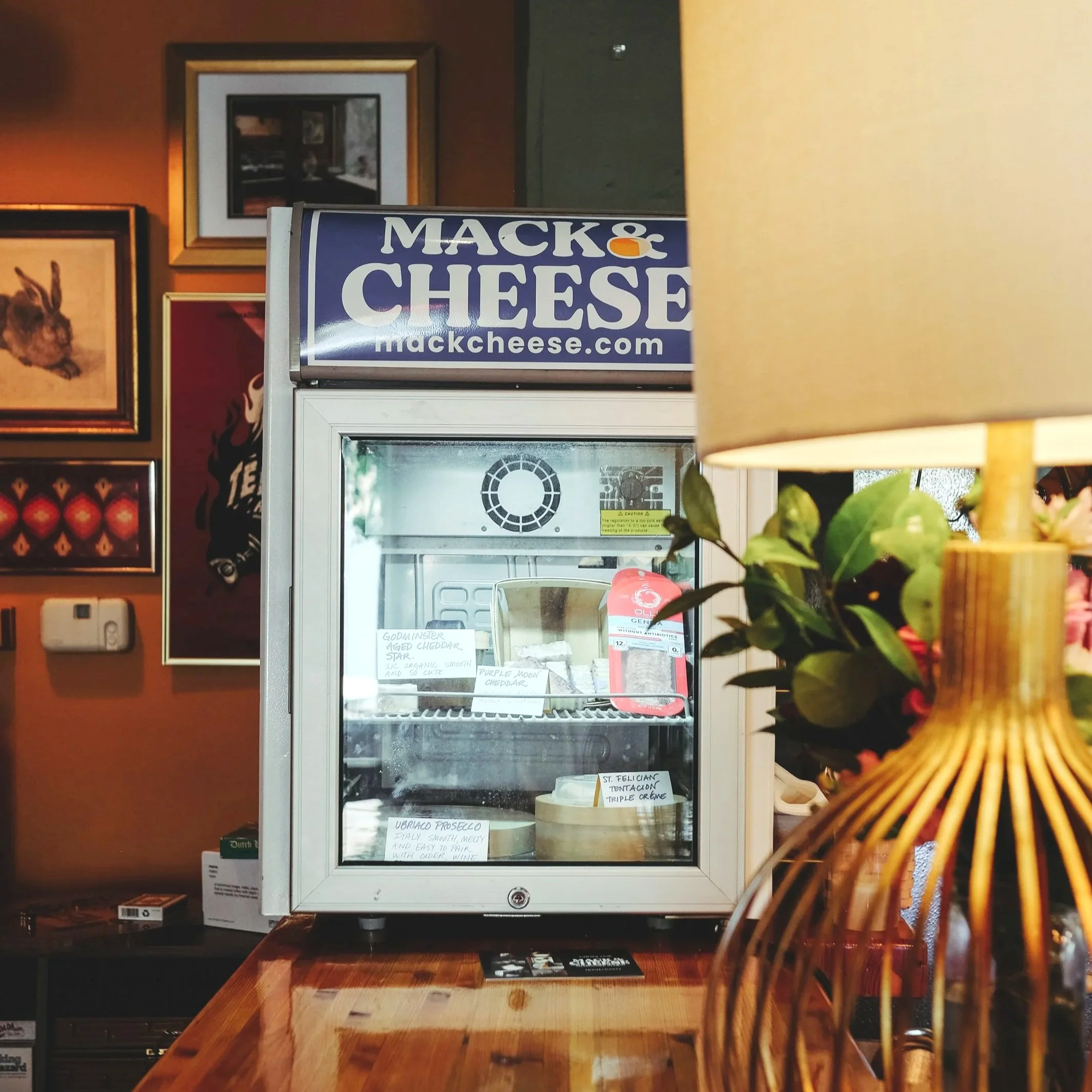 Local McMinnville cheesemonger Mack & Cheese supplies cheese available to purchase at The Bitter Monk to enjoy alongside your craft beer or cider.