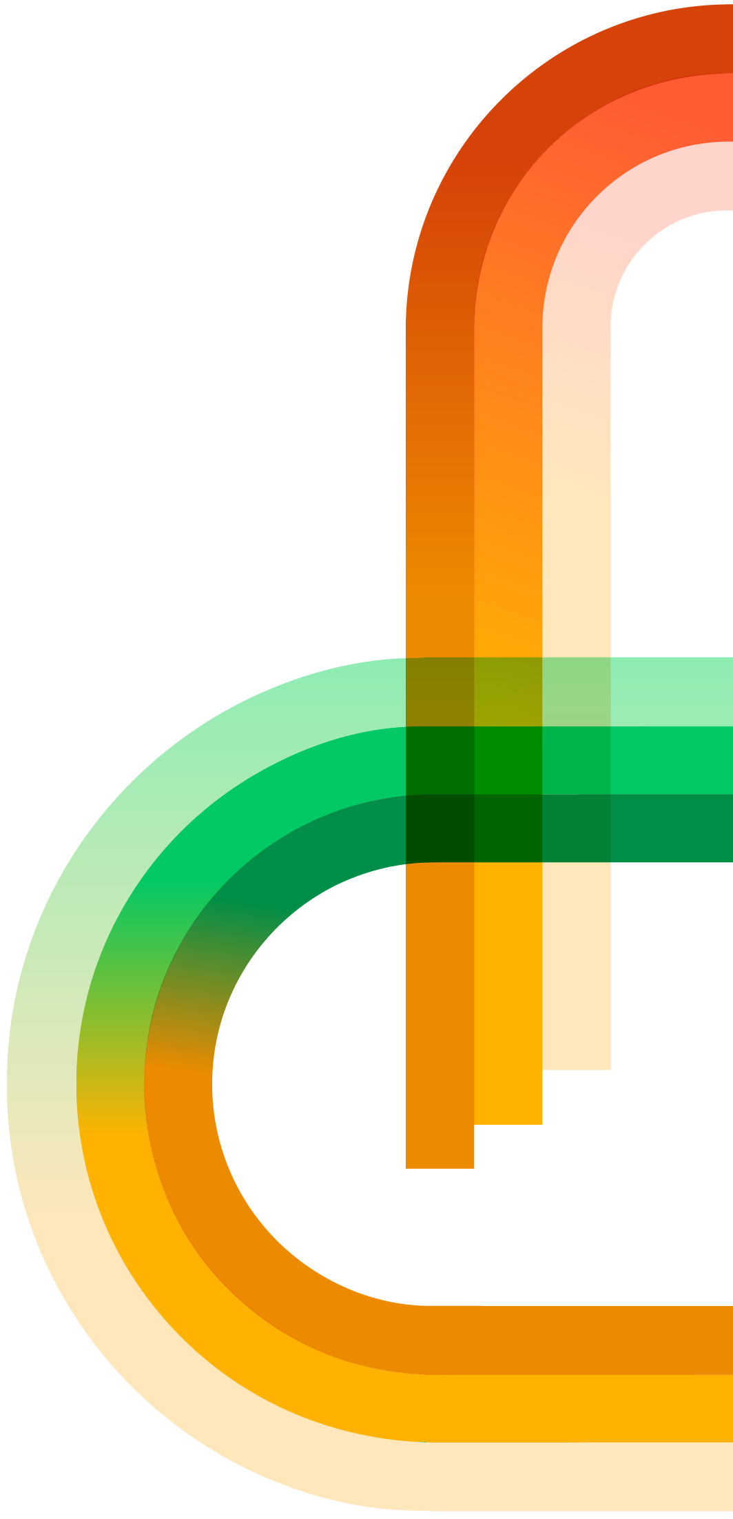 Abstract geometric art featuring bold, curved, and straight shapes.