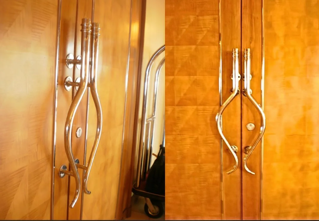 Stainless Door Handle - PVC Structure Designs