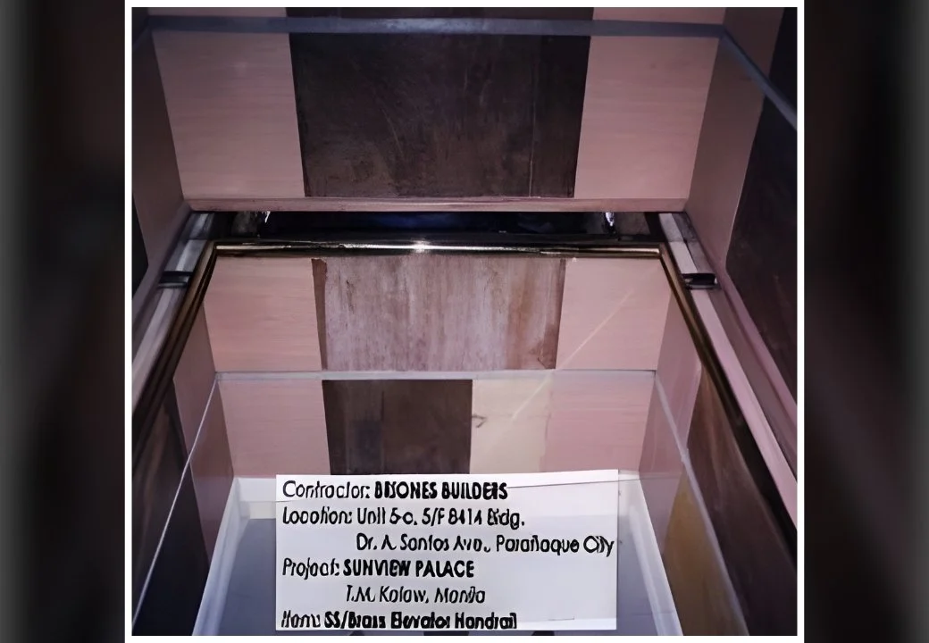 SS Brass Elevator Handle - Briones Builders