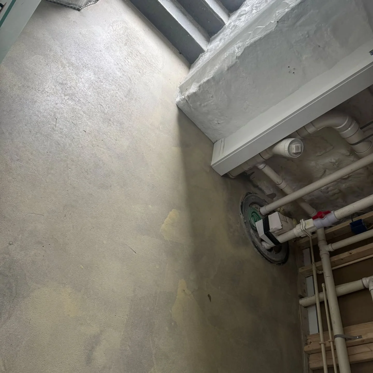 Self leveler then glue down vinyl tiles