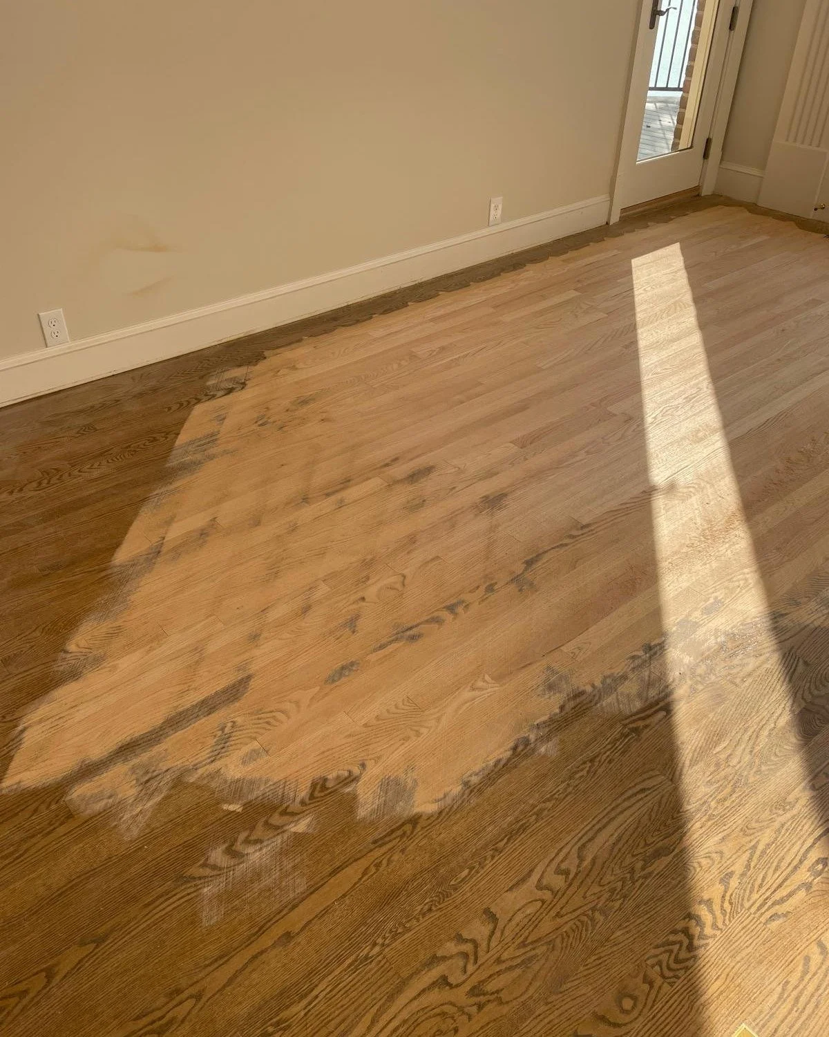 Progress in motion ✨

This residential home is getting a full sand and refinish, and the transformation is already underway. We&rsquo;re removing years of wear, scratches, and dullness to bring these hardwood floors back to life.

There&rsquo;s nothi