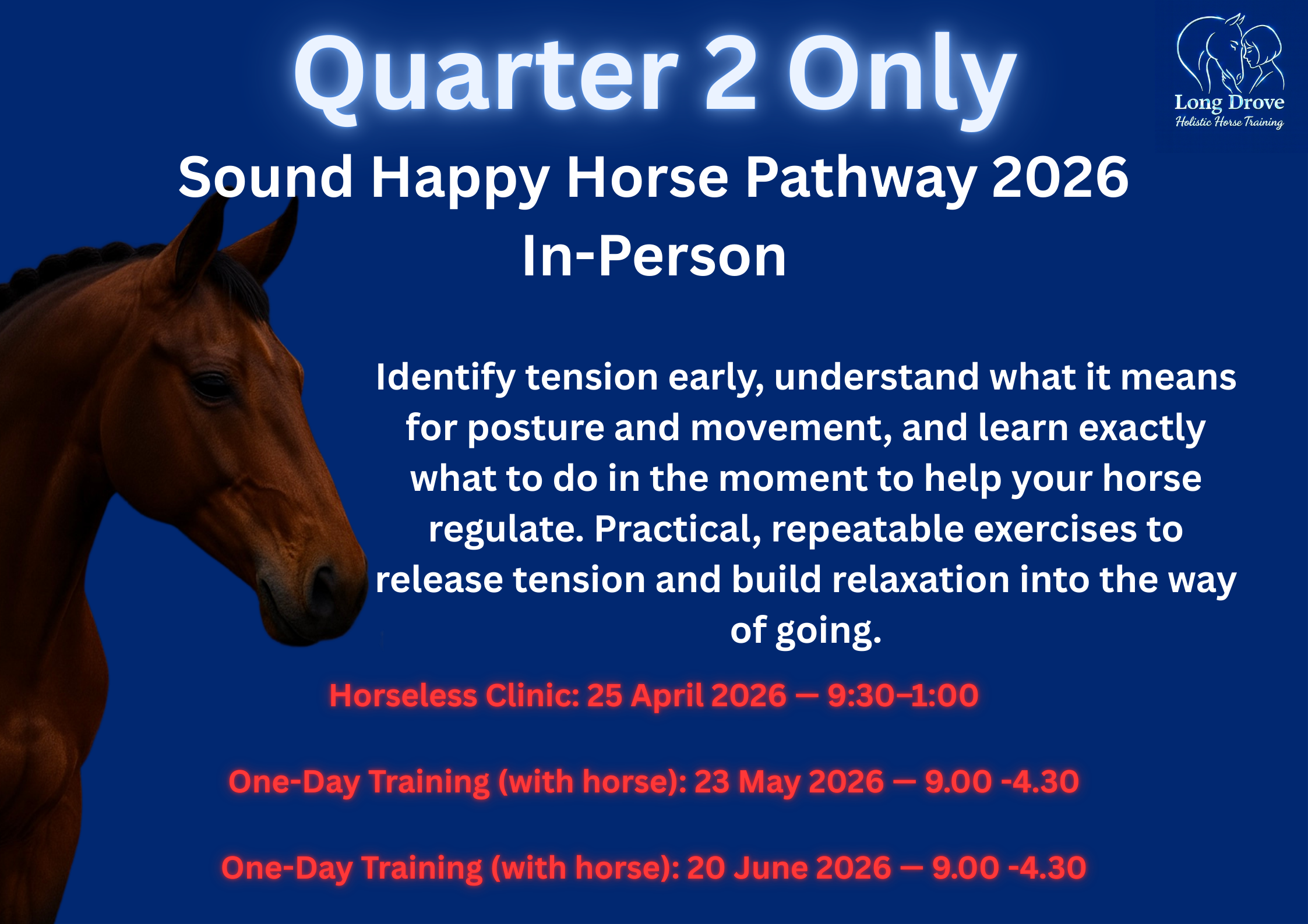 In-Person Quarter 2 Only Sound Happy Horse Pathway 2026