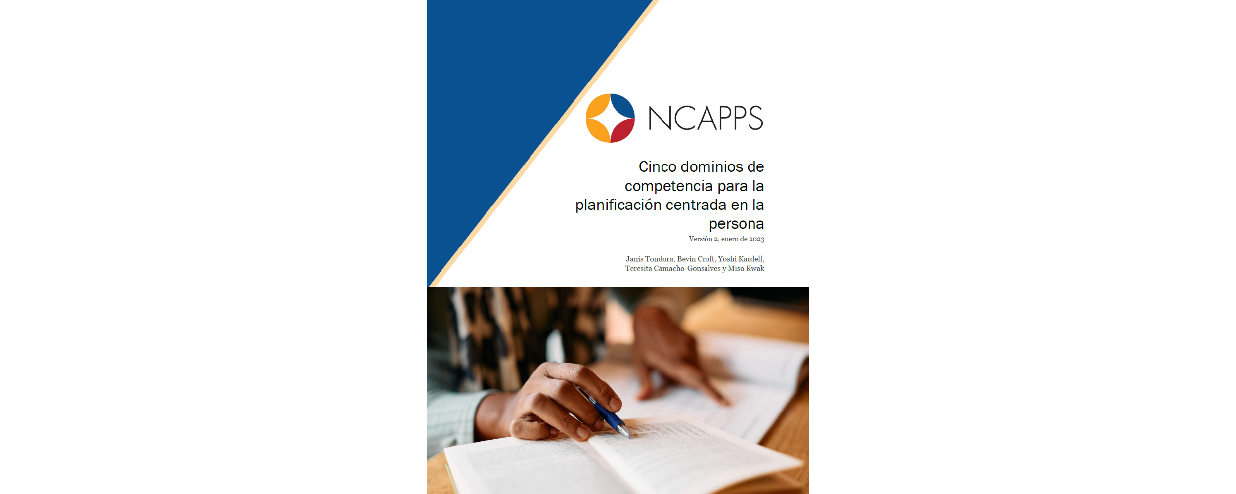 Cinco dominios de competencia para la planificación centrada en la persona