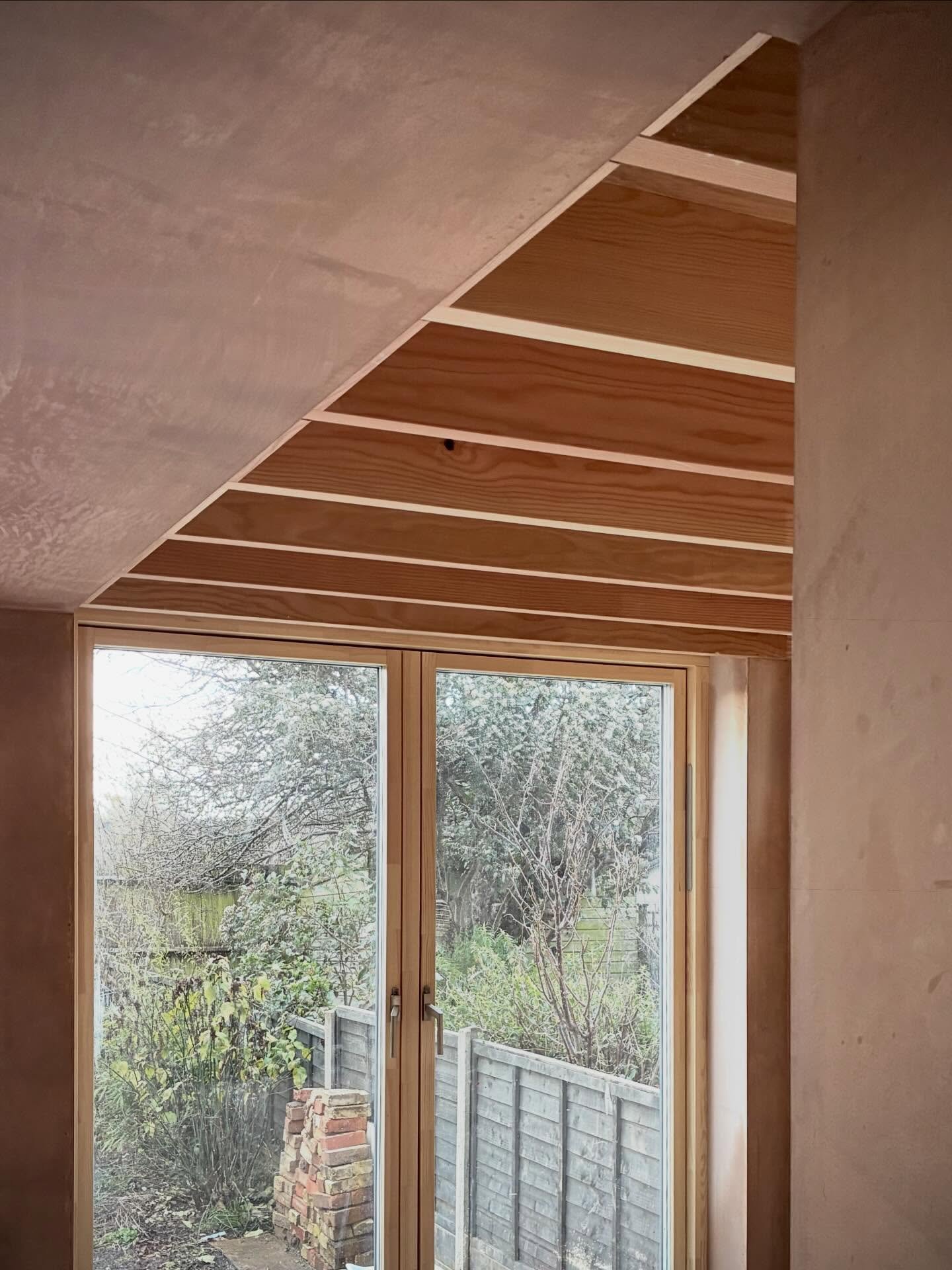 Plastering complete at Downhills Way #harringey #architecture