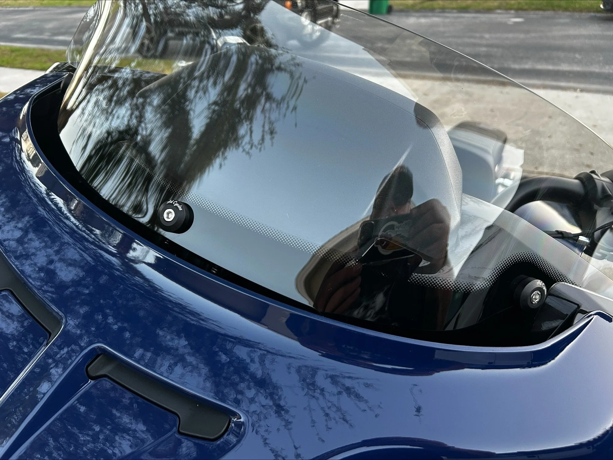 2026 Challenger with a Klockwerks windshield, featuring our windshield screws. 