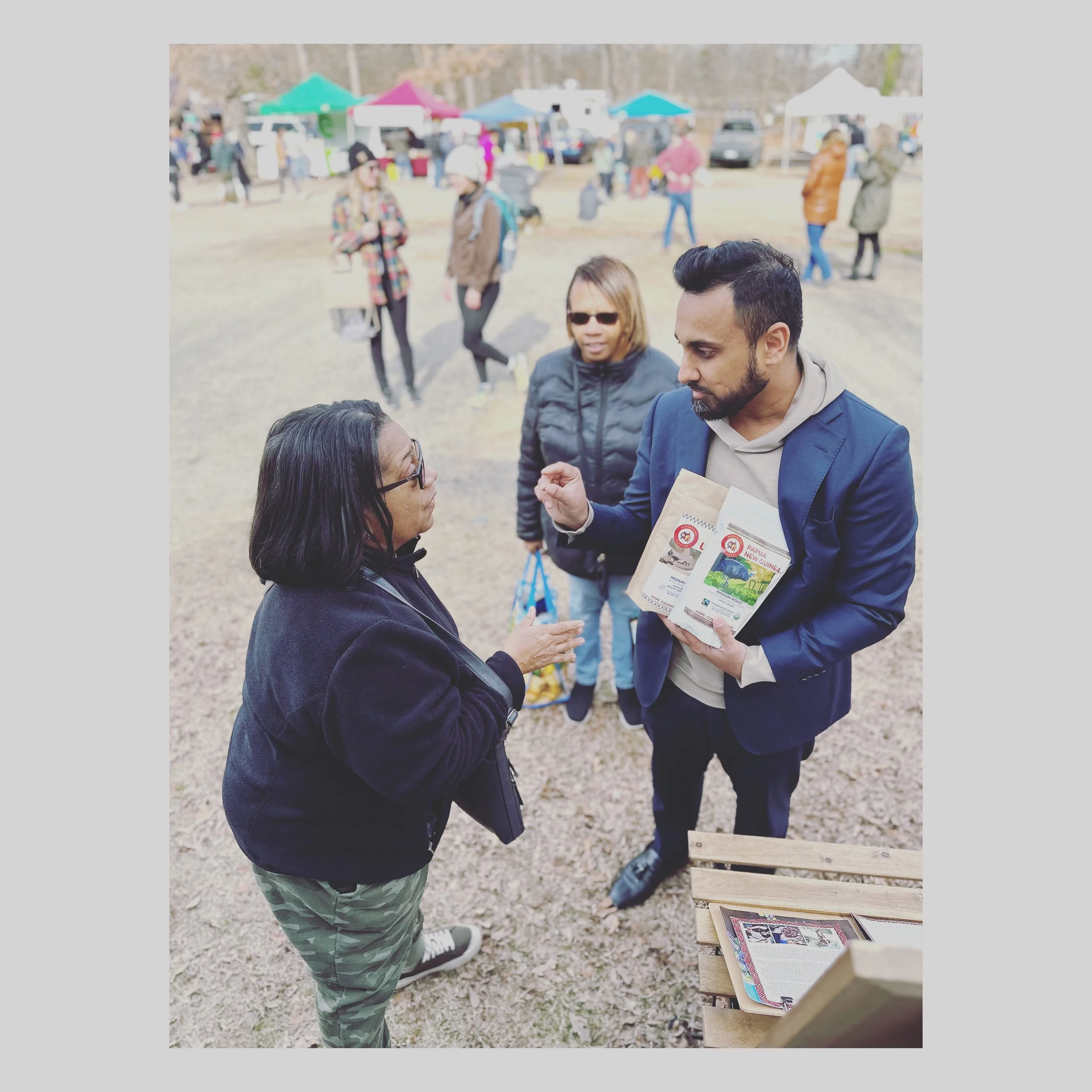 Phoenix Arizona and Richmond Virginia Farmers Market.