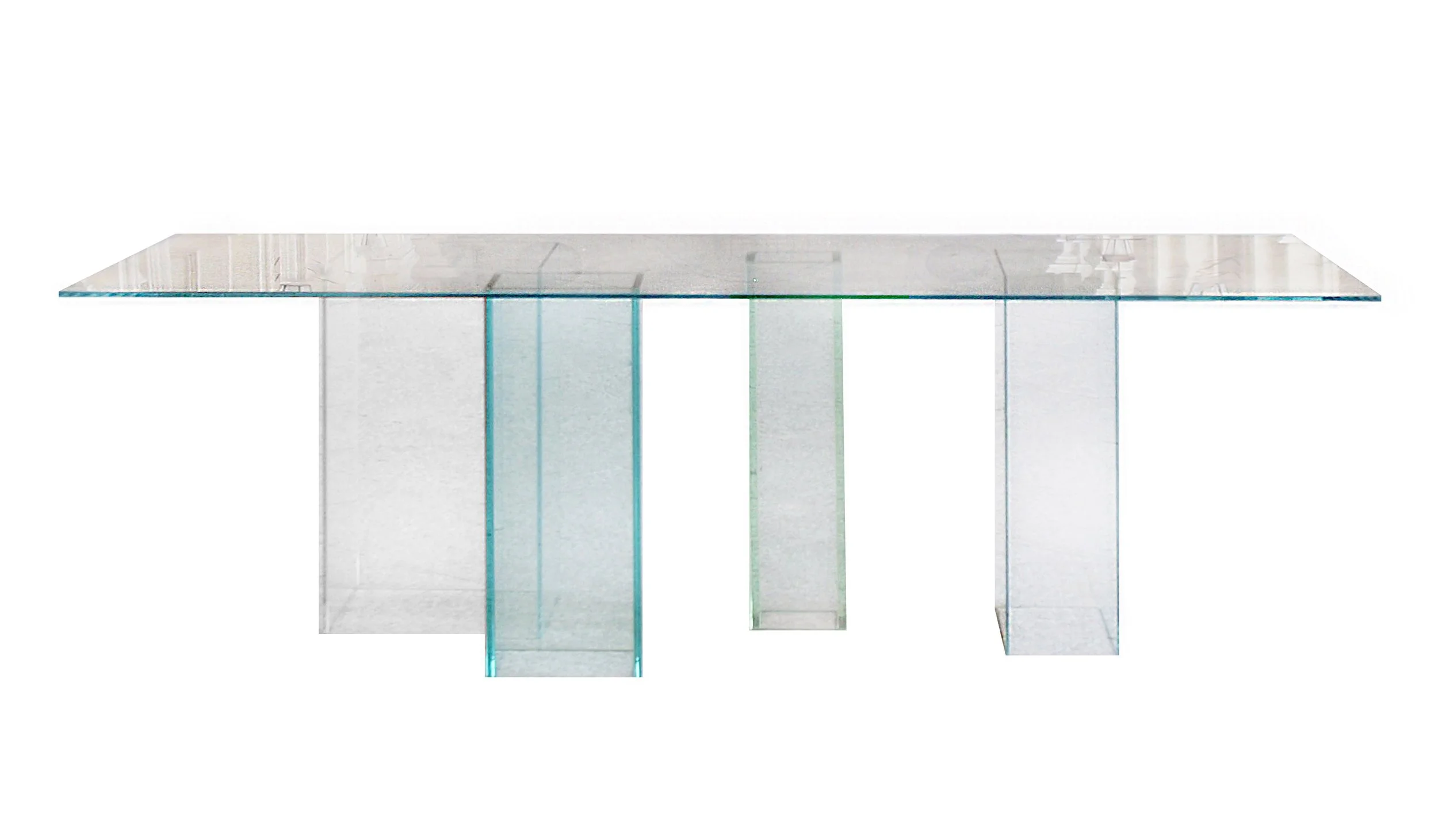 VETRO, total glass table 2017