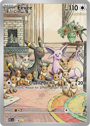 101 Dalmations inspired Pokemon art theme disney